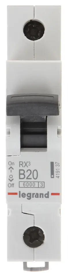 ⁨CIRCUIT BREAKER LE-419137 SINGLE-PHASE 20 A TYPE B LEGRAND⁩ at Wasserman.eu