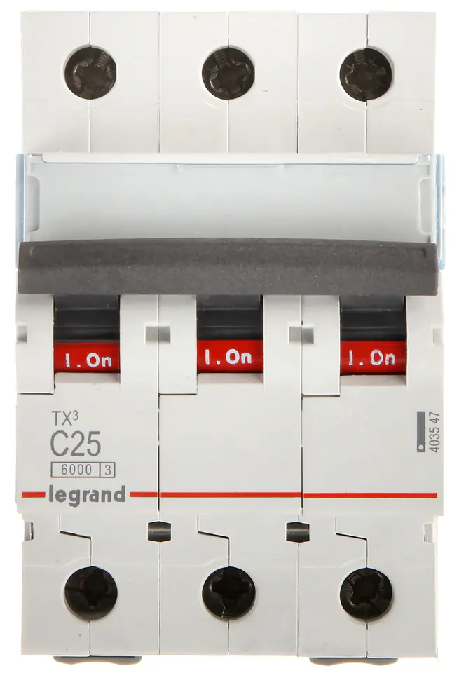 ⁨CIRCUIT BREAKER LE-403547 THREE-PHASE 25 A TYPE C LEGRAND⁩ at Wasserman.eu