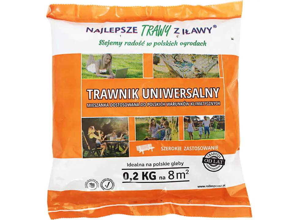 ⁨Mieszanka trawa. Trawnik Uniwersalny 0,2kg MTS-BO-BO-20-01-18-R⁩ w sklepie Wasserman.eu