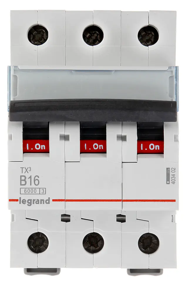 ⁨CIRCUIT BREAKER LE-403402 THREE-PHASE 16 A TYPE B LEGRAND⁩ at Wasserman.eu