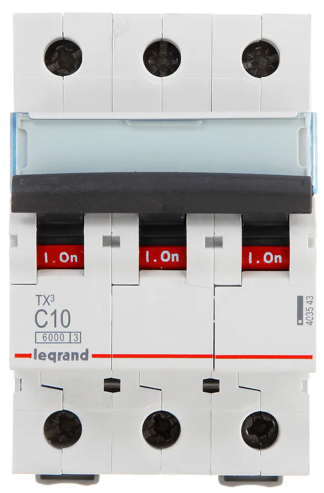 ⁨CIRCUIT BREAKER LE-403543 THREE-PHASE 10 A TYPE C LEGRAND⁩ at Wasserman.eu