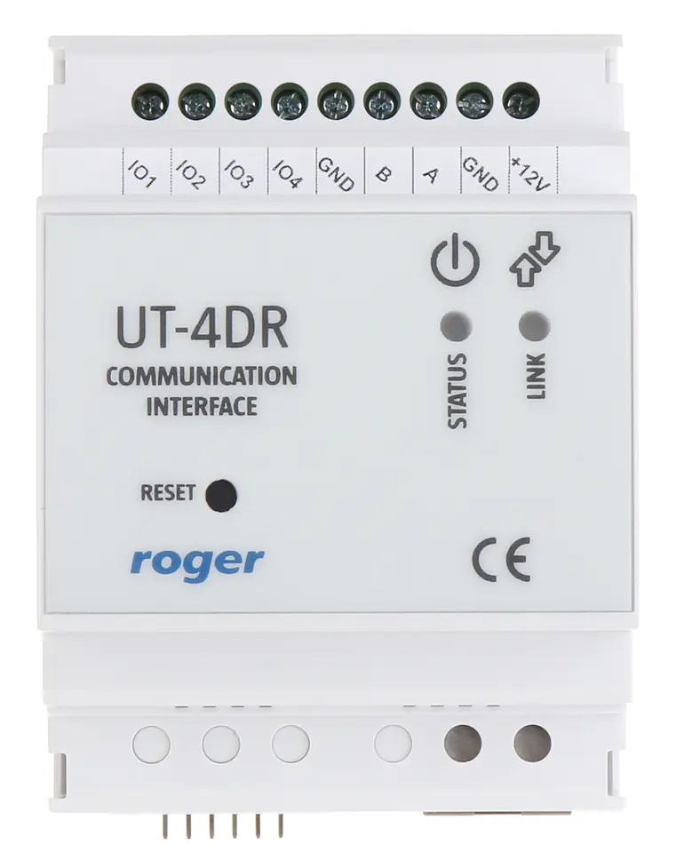 ⁨INTERFEJS KOMUNIKACYJNY UT-4DR LAN-RS485 ROGER⁩ w sklepie Wasserman.eu