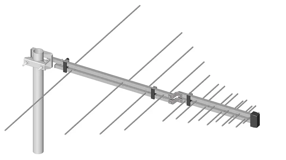 ⁨LOGARITHMIC - PERIODIC ANTENNA ATK-LOG/5-12/21-60 DIPOL⁩ at Wasserman.eu