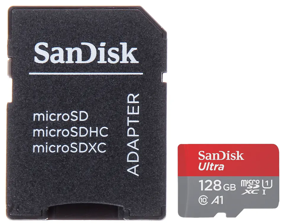 ⁨KARTA PAMIĘCI SD-MICRO-10/128-SAND microSD UHS-I, SDXC 128 GB SANDISK⁩ w sklepie Wasserman.eu