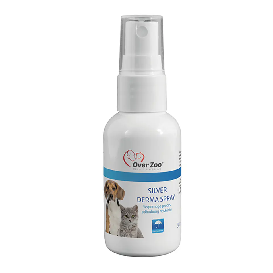 ⁨OVERZOO SILVER DERMA SPRAY 50 ml⁩ at Wasserman.eu