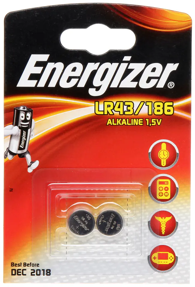 ⁨BAT-LR43*P2 ENERGIZER ALKALINE BATTERY⁩ at Wasserman.eu