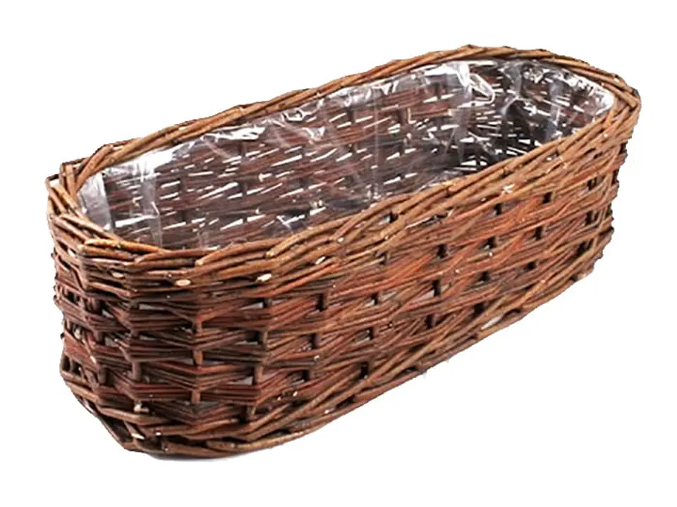 Balcony box. Wicker balcony 50x22x15 T0006.50.F at Wasserman.eu