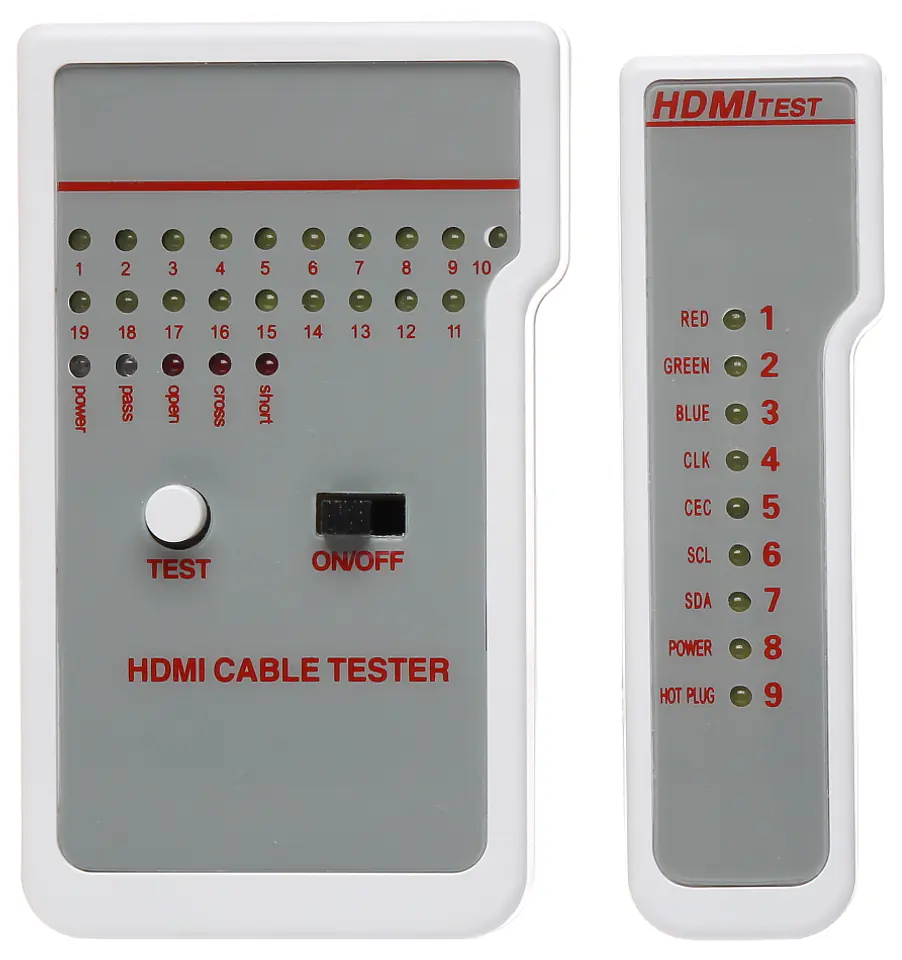 ⁨LOGILINK HDMI CABLE TESTER WZ-0017⁩ at Wasserman.eu