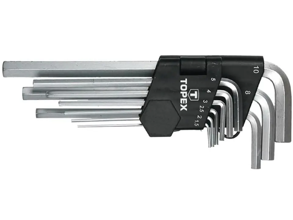 ⁨1.5-10mm hex keys, 9 long hex keys 35D956⁩ at Wasserman.eu