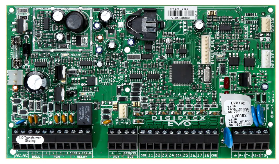 ⁨EVO-192 PARADOX CONTROL PANEL BOARD⁩ at Wasserman.eu