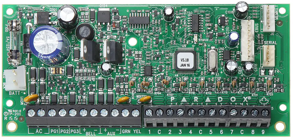 ⁨SP-65 PARADOX CONTROL PANEL PLATE⁩ at Wasserman.eu