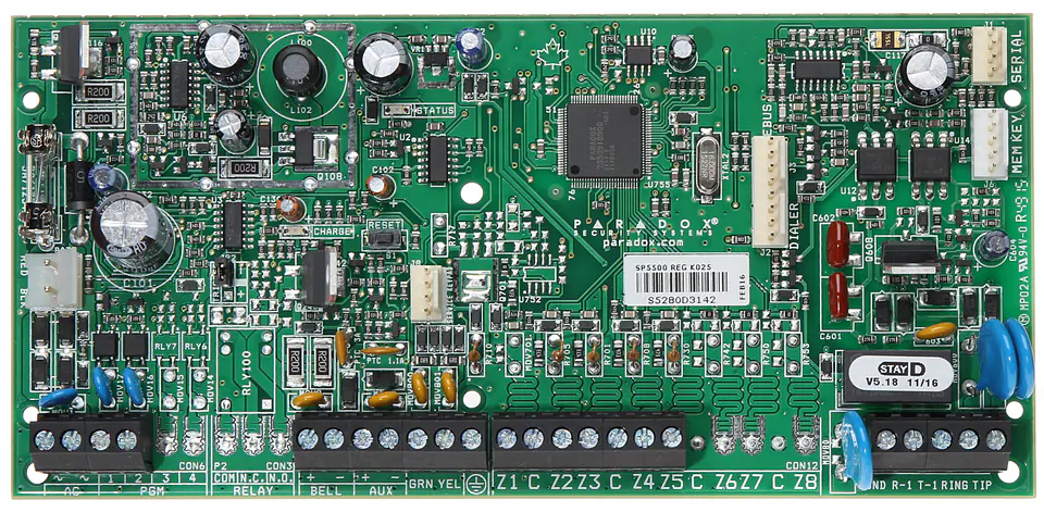 ⁨CONTROL PANEL BOARD SP-5500 PARADOX⁩ at Wasserman.eu