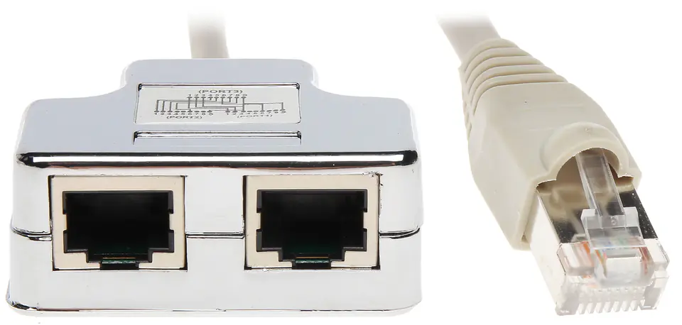 ⁨ADAPTER AD-UTP 2x RJ45 / 1x RJ45⁩ w sklepie Wasserman.eu