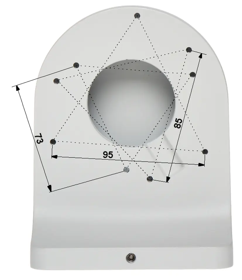 ⁨MOUNT FOR GLOBULAR CAMERAS BCS-UD1⁩ at Wasserman.eu