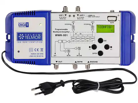 ⁨Programmable multi-range amplifier Telmor WWK-951⁩ at Wasserman.eu