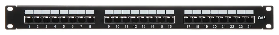 ⁨PATCH PANEL RJ-45 PP-24/RJ/6C⁩ w sklepie Wasserman.eu