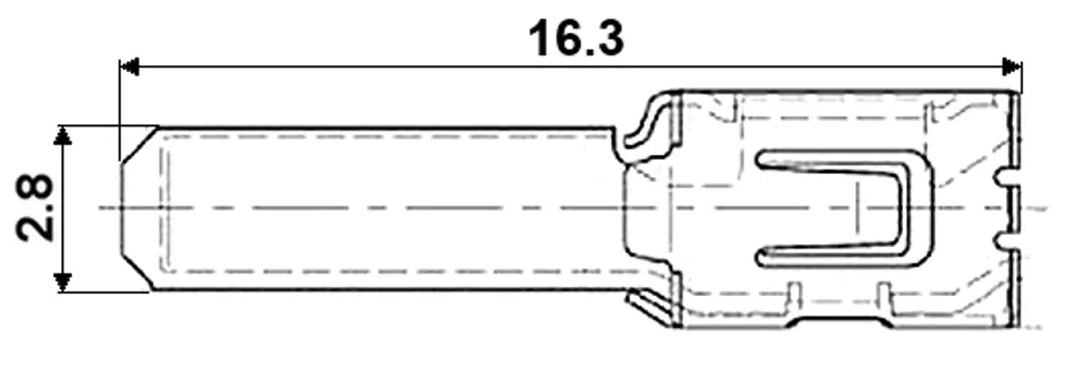 ⁨KONEKTOR MĘSKI KSW-2.8/1.0*P100⁩ w sklepie Wasserman.eu