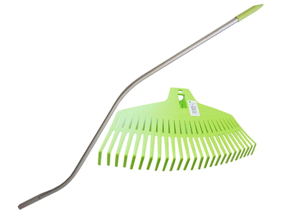 Half-round rake 25 teeth + metal handle S.G. GRABIE S-80516 at Wasserman.eu