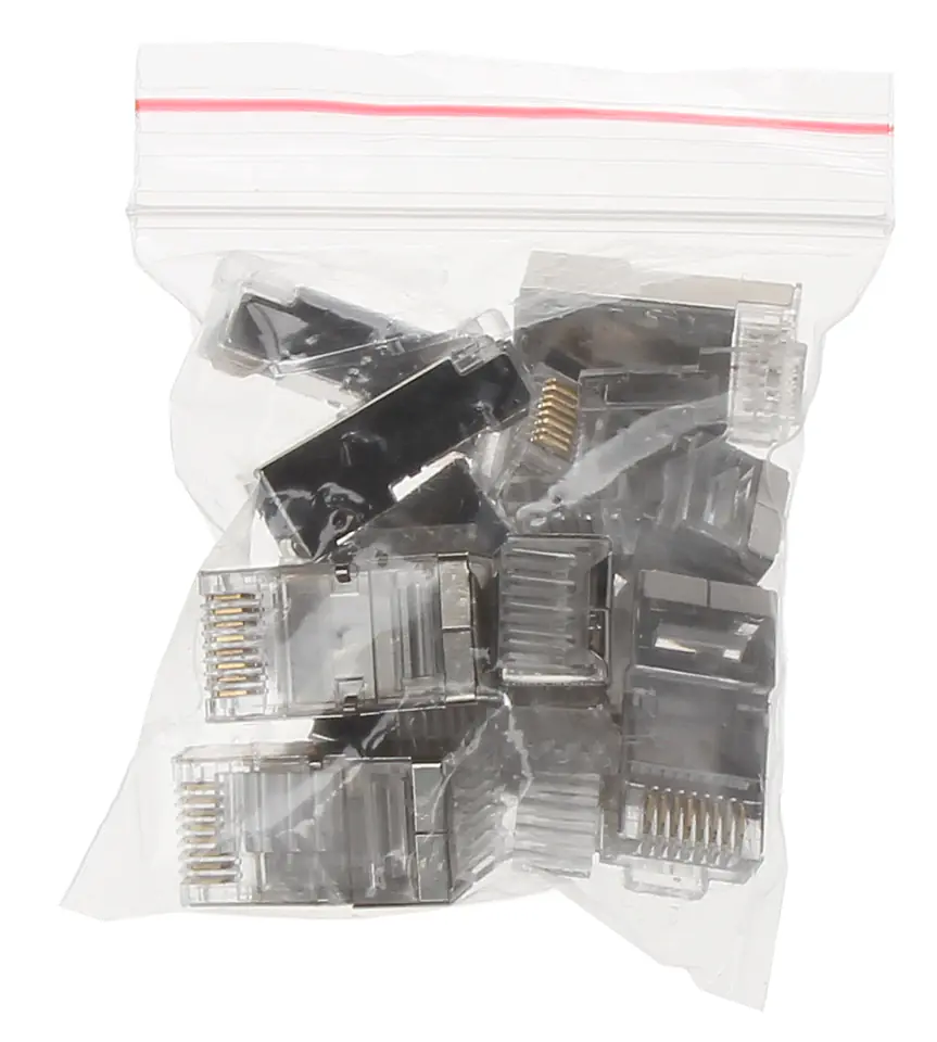 ⁨WTYK MODULARNY EKRANOWANY RJ45/6-EKRAN*P10⁩ w sklepie Wasserman.eu