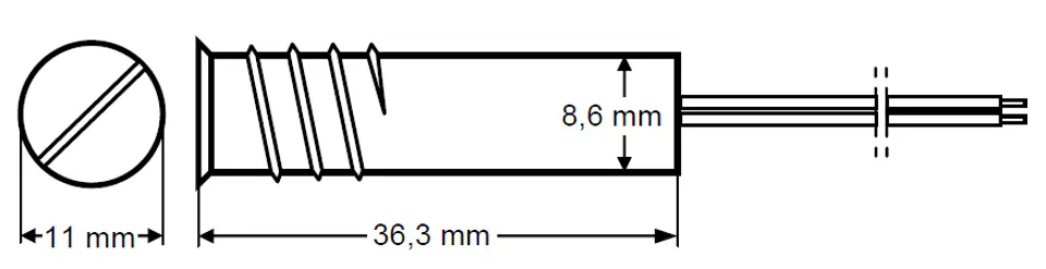 ⁨Front reed switch with tamper circuit (metal housing) S-3⁩ at Wasserman.eu