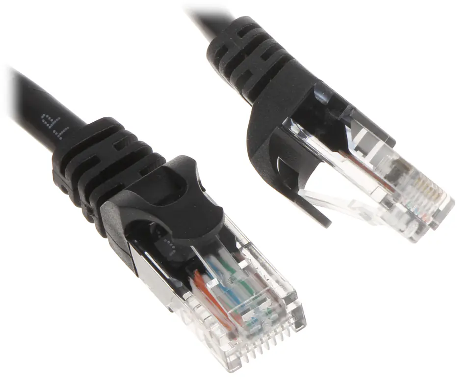 ⁨PATCH CORD RJ45/0.5-BLACK 0.5 m⁩ at Wasserman.eu