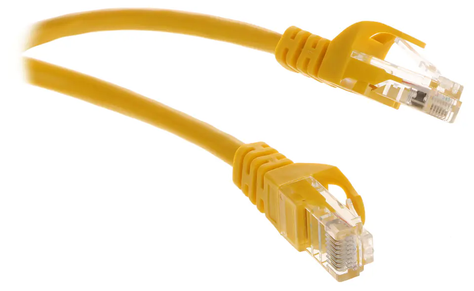 ⁨PATCHCORD RJ45/0.5-YELLOW 0.5 m⁩ w sklepie Wasserman.eu