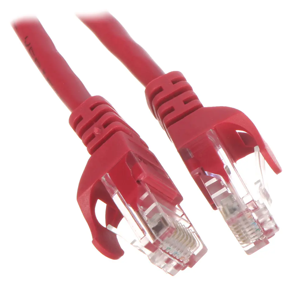 ⁨PATCHCORD RJ45/1.8-RED 1.8 m⁩ w sklepie Wasserman.eu