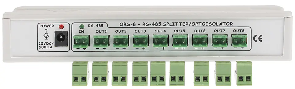 ⁨ROZGAŁĘŹNIK RS-485 Z OPTOIZOLACJĄ ORS-8⁩ w sklepie Wasserman.eu