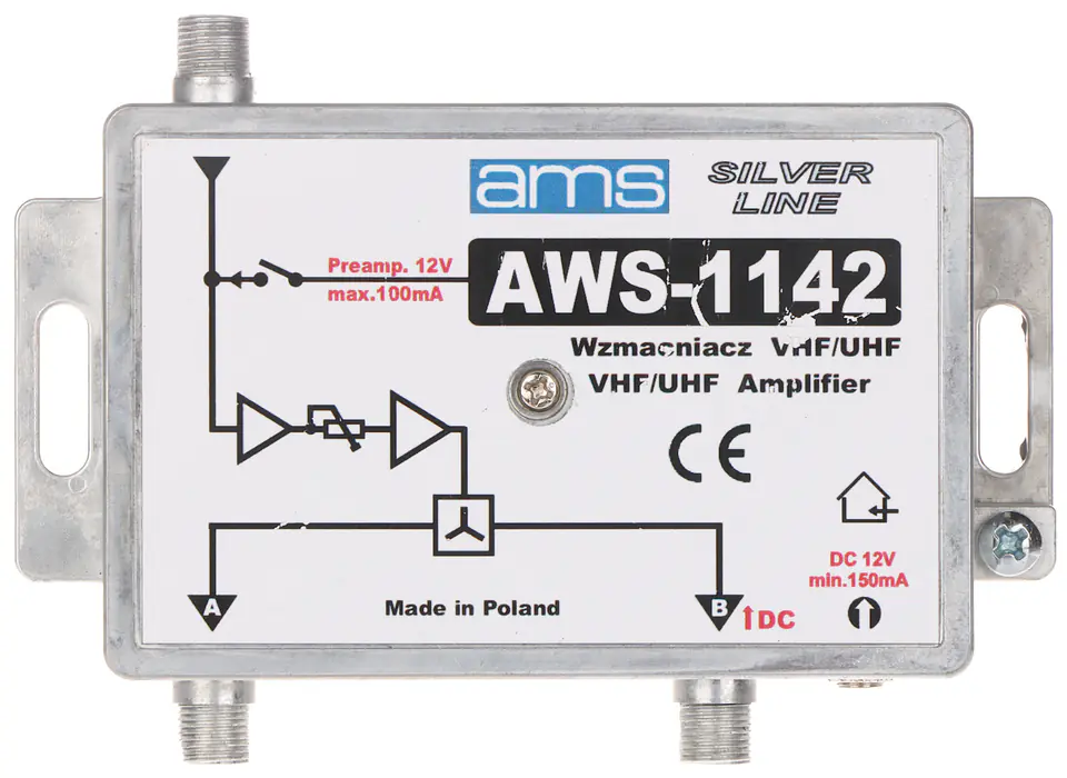 ⁨WZMACNIACZ ANTENOWY AWS-1142 AMS⁩ w sklepie Wasserman.eu