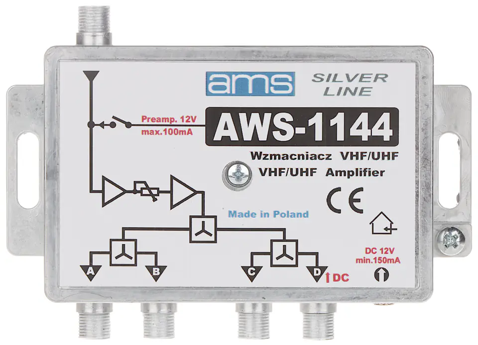 ⁨ANTENNA AMPLIFIER AWS-1144 14/17dB⁩ at Wasserman.eu