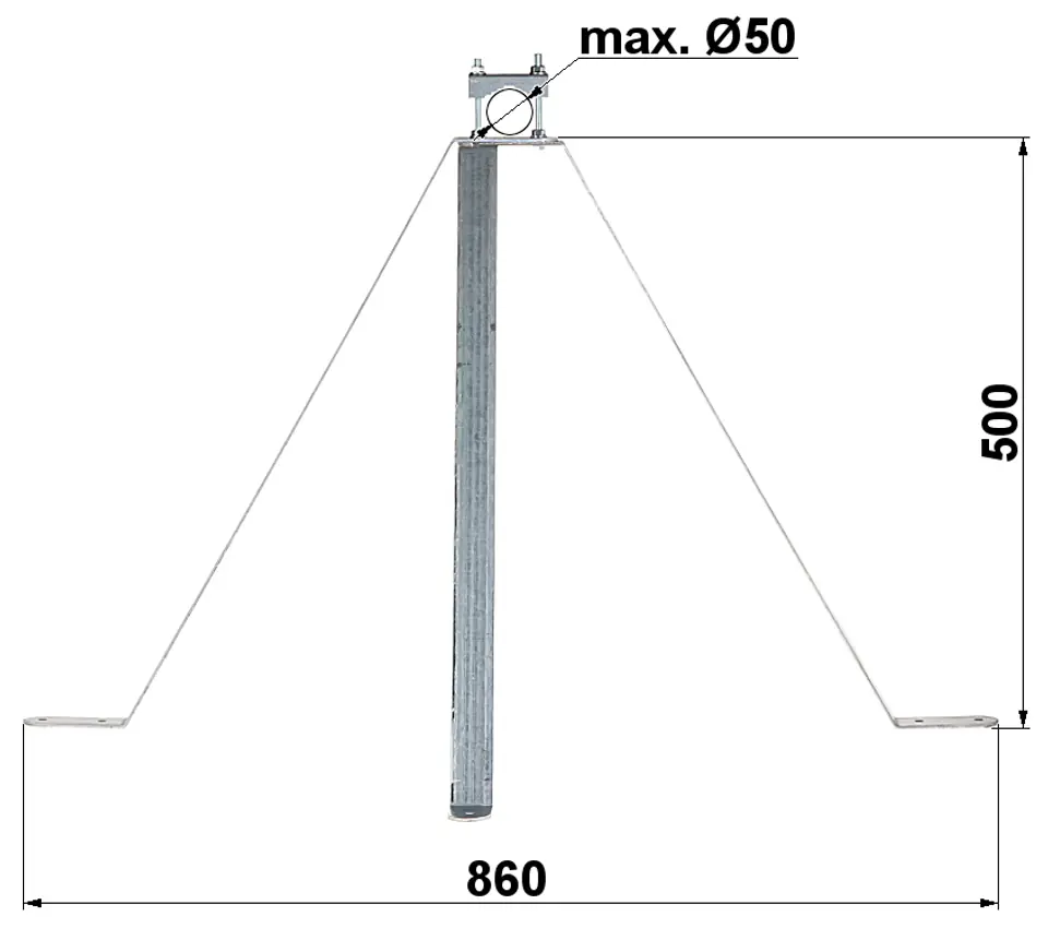 ⁨OBEJMA MUROWA OMP-50W50⁩ w sklepie Wasserman.eu