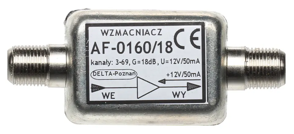 ⁨WZMACNIACZ ANTENOWY AF-0160/18 DELTA⁩ w sklepie Wasserman.eu