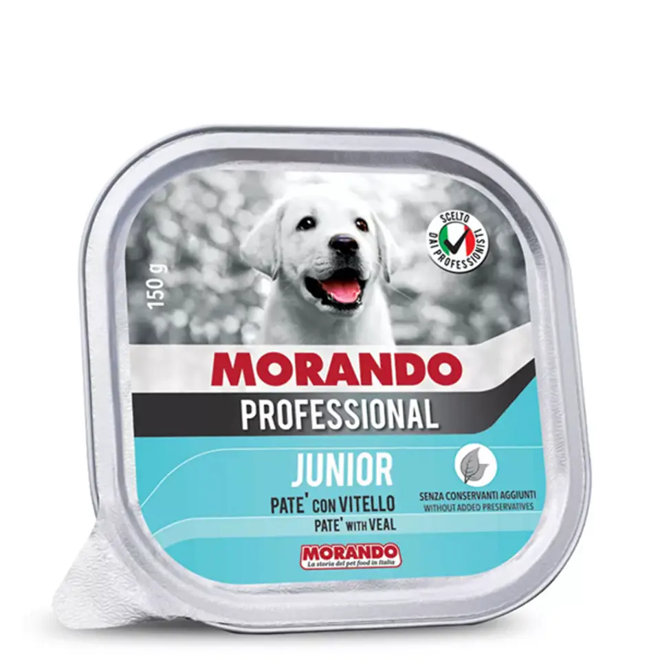 ⁨MORANDO PRO PIES JUNIOR Veal pate 150g⁩ at Wasserman.eu