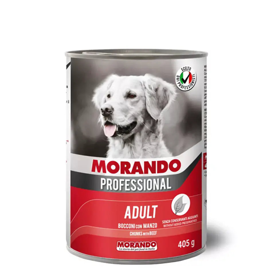 ⁨MORANDO PRO DOG Pieces with beef 405g⁩ at Wasserman.eu