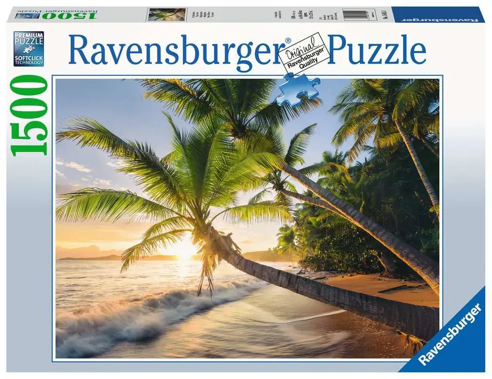 ⁨Puzzle 1500 elementów Plażowa kryjówka⁩ w sklepie Wasserman.eu