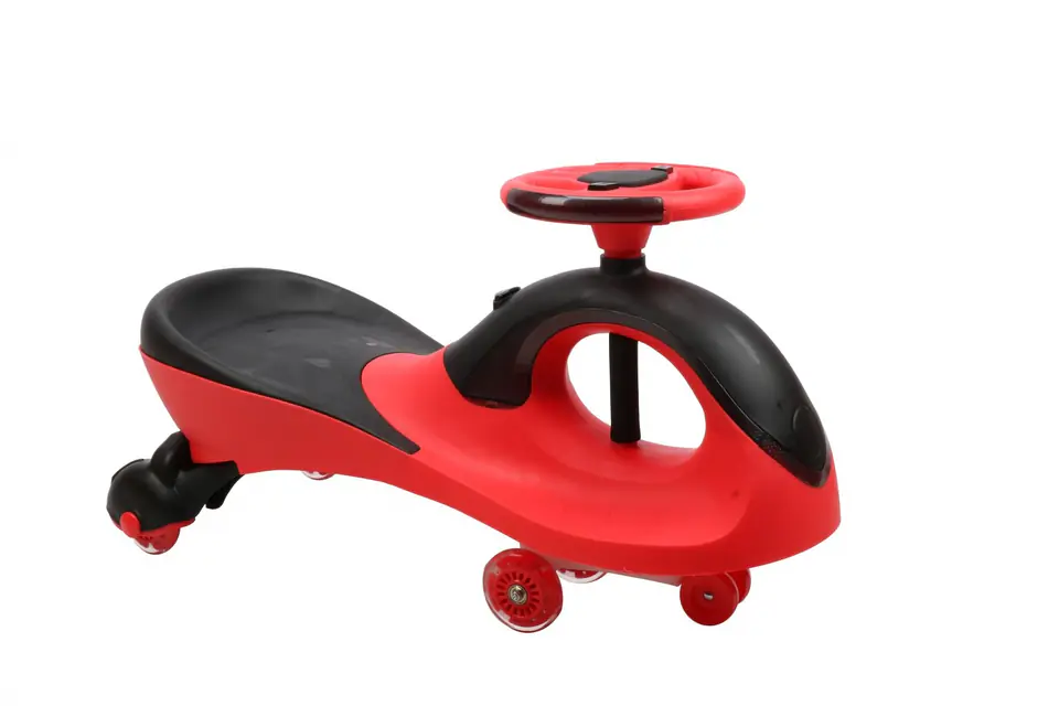 Jeździk Grawitacyjny Swing Car z muzyką i światłem czerwony-czarny w sklepie Wasserman.eu