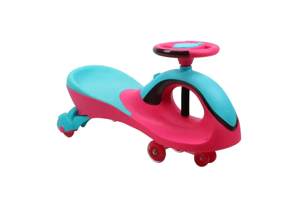 Jeździk Grawitacyjny Swing Car z muzyką i światłem róż-błękit w sklepie Wasserman.eu