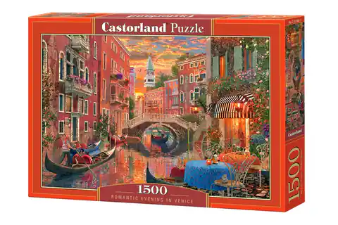 ⁨Puzzle 1500 elements Romantic Evening in Venice⁩ at Wasserman.eu