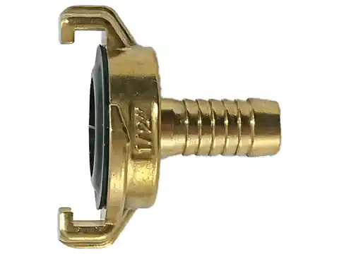 ⁨Brass hose connector 1/2 13mm GeKa S-73665⁩ at Wasserman.eu