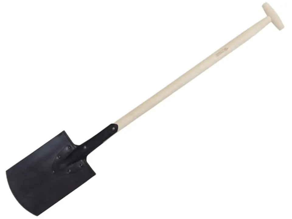 A straight spade with a wooden handle 115cm S-47461 at Wasserman.eu