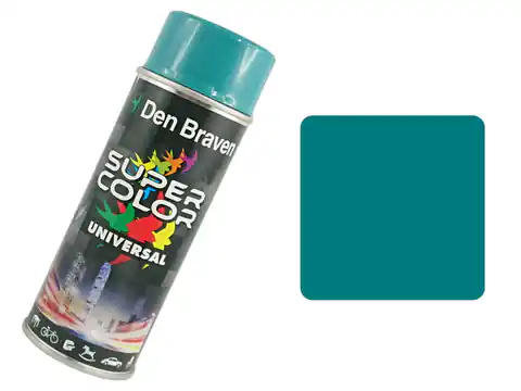 ⁨Farba w sprayu uniwersalna 400ml (turkusowy, RAL5021)⁩ w sklepie Wasserman.eu