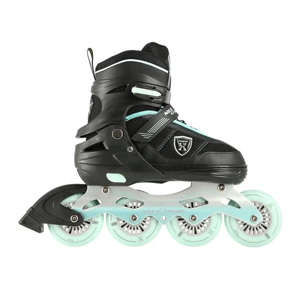 ⁨NA19088 BLACK-MINT SIZE S (31-34) NILS EXTREME SKATES⁩ at Wasserman.eu