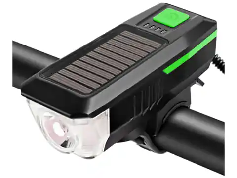 ⁨Solar Fahrradlampe für Lenker und L8H Signal⁩ im Wasserman.eu
