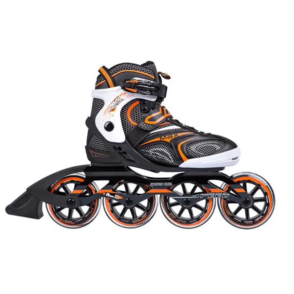 ⁨NA1060 S BLACK AND ORANGE SIZE 40 NILS EXTREME SKATES⁩ at Wasserman.eu