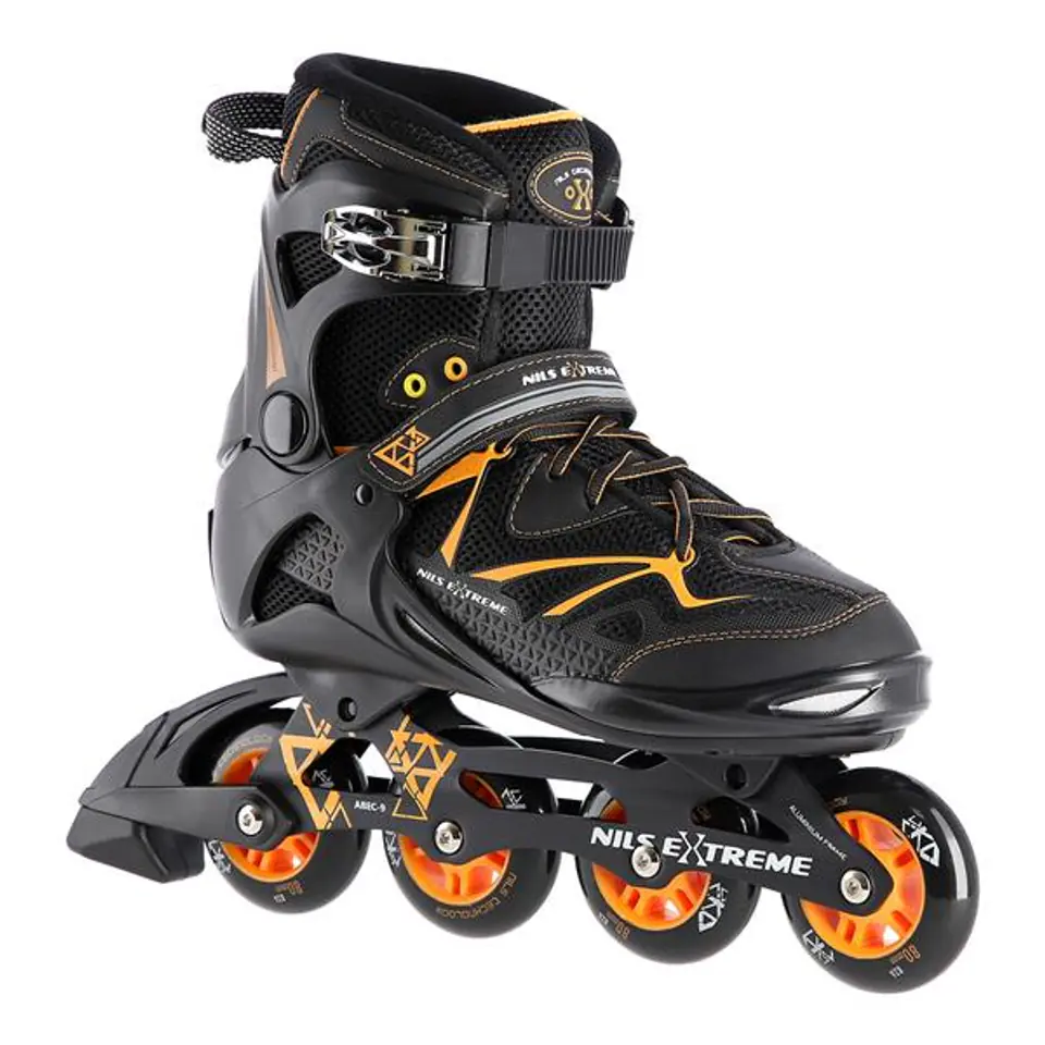 ⁨NA9022 BLACK/ORANGE SIZE 40 NILS EXTREME SKATES⁩ at Wasserman.eu