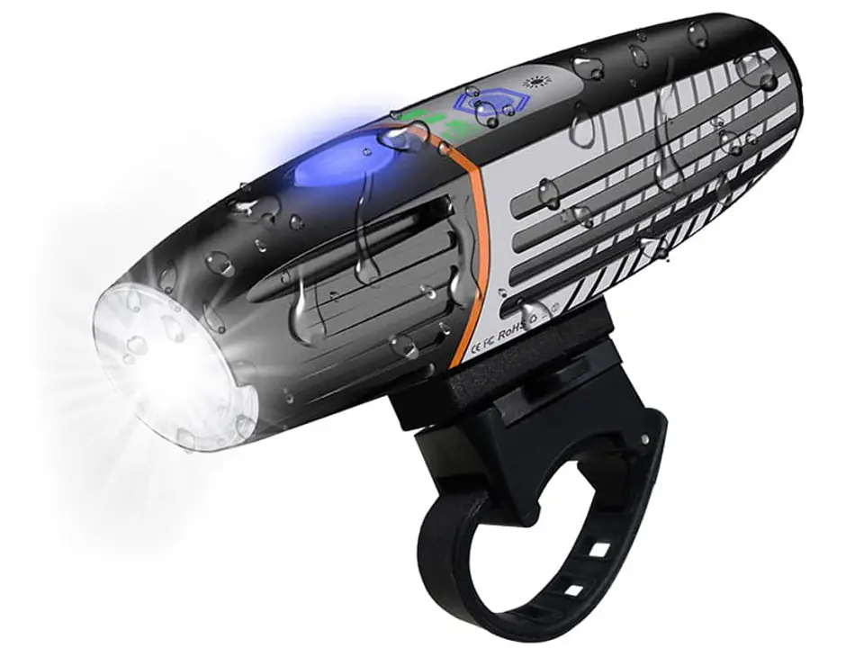 2200mAh LED bicycle lamp with L8I holder at Wasserman.eu