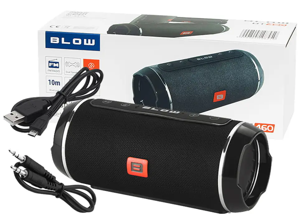 ⁨Głośnik Bluetooth Blow czarny 2x10W USB microSD FM⁩ w sklepie Wasserman.eu