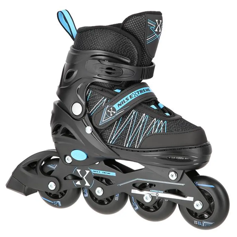 ⁨NH11912 A 2in1 BLACK/BLUE SIZE S(31-34) SKATES WITH WYM. TUL. NILS EXTREME HOCKEY⁩ at Wasserman.eu