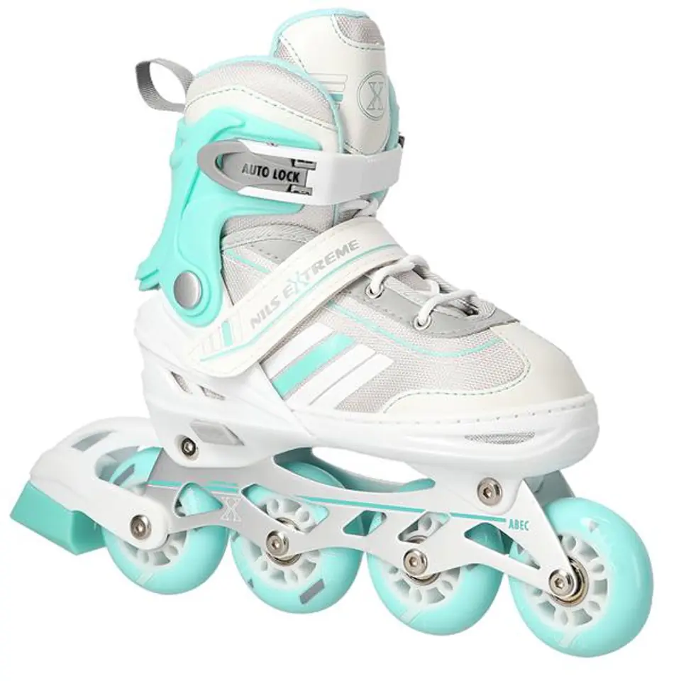 ⁨NH18191 2in1 WHITE-BLUE SIZE S(29-33) SKATES WITH WYM. TUL. NILS EXTREME FIGURE⁩ at Wasserman.eu