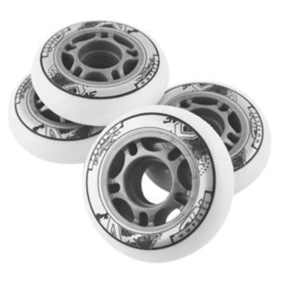 ⁨PU 70x24 82A WHITE WHEELS (4 pcs) NILS EXTREME⁩ at Wasserman.eu